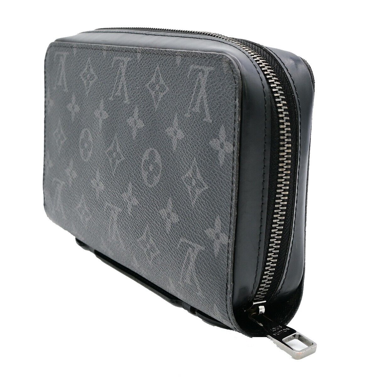 Louis Vuitton Zippy XL Black Canvas Wallet Accessories