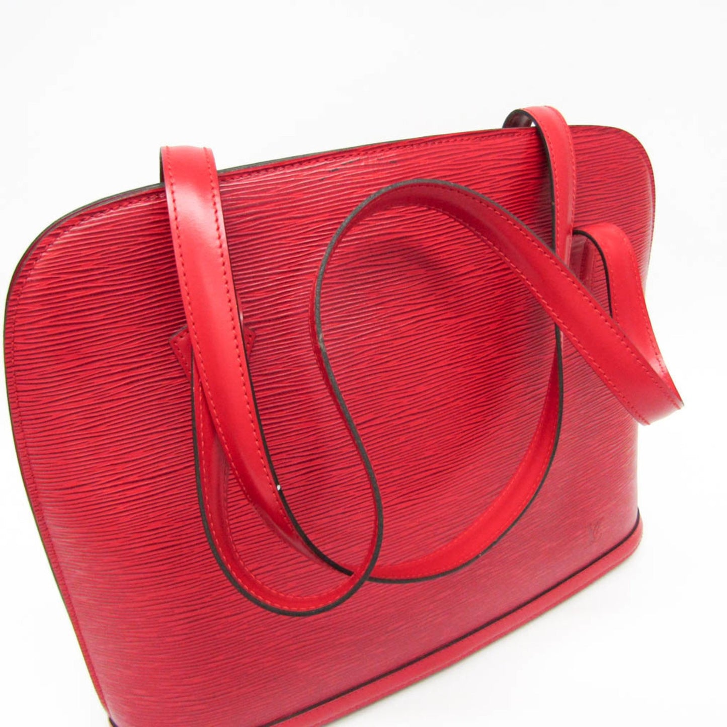 Louis Vuitton Lussac Red Leather Shoulder Bag