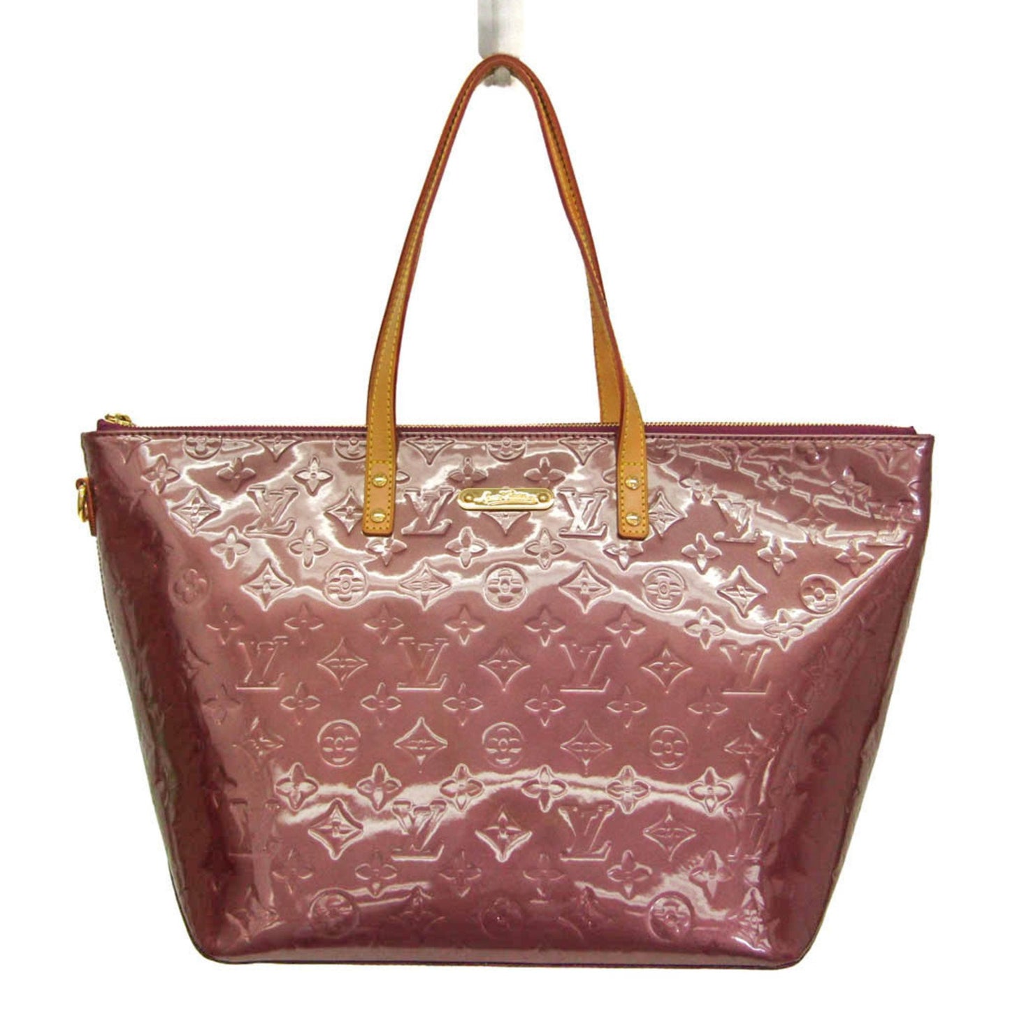 Louis Vuitton Bellevue Purple Patent Leather Tote Bag