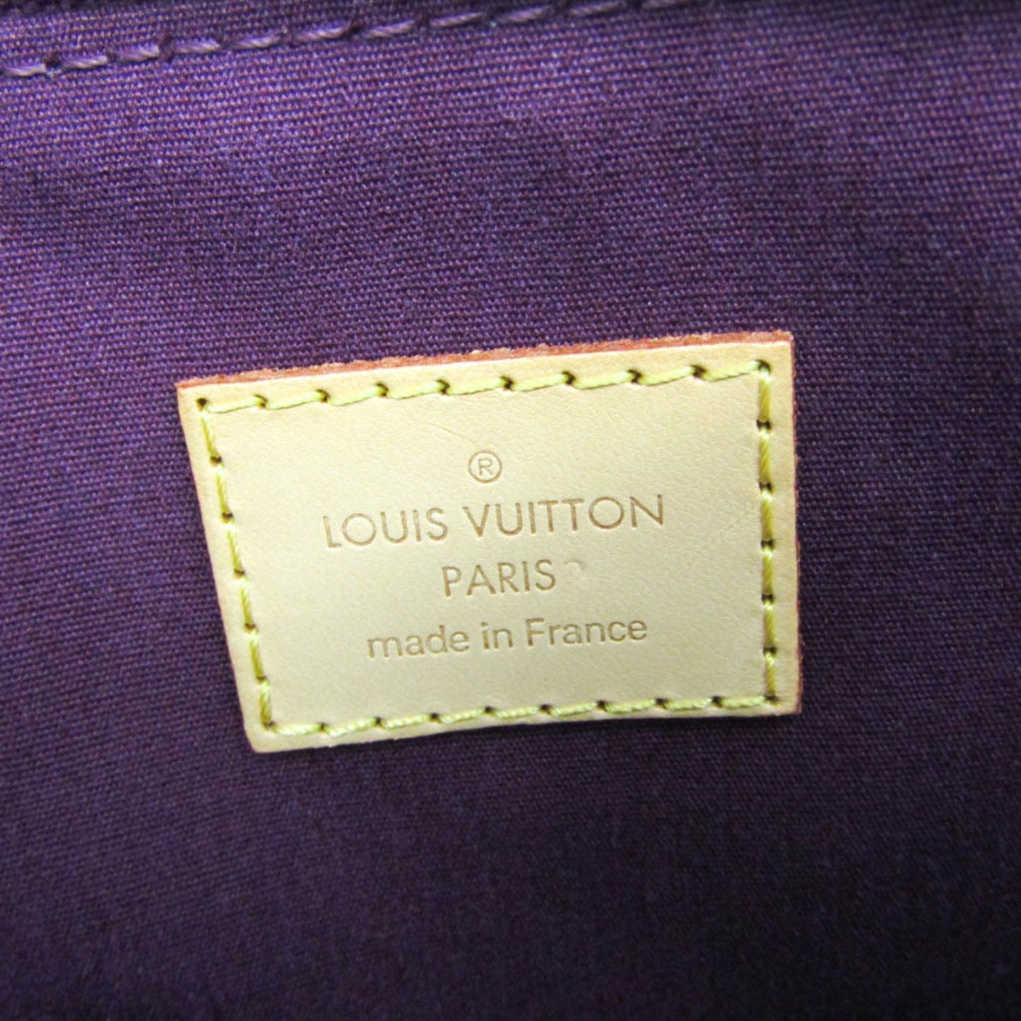 Louis Vuitton Bellevue Purple Patent Leather Tote Bag