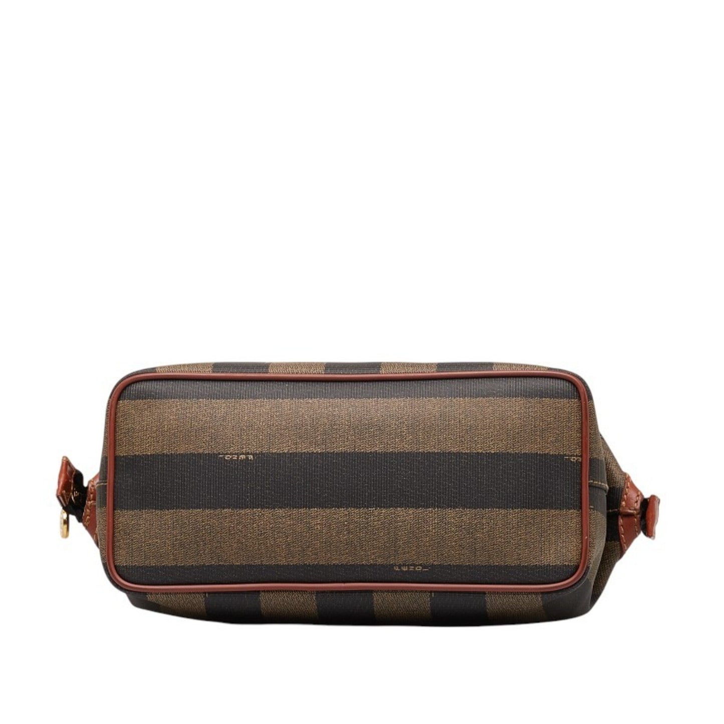 Fendi Beige Canvas Clutch Bag