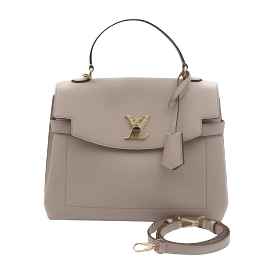 Louis Vuitton Lockme Grey Leather Hand Bag