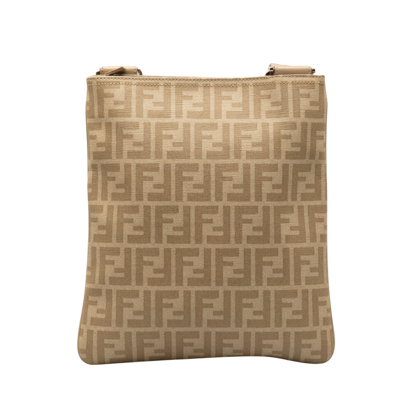 Fendi Zucchino Beige Canvas Shopper Bag