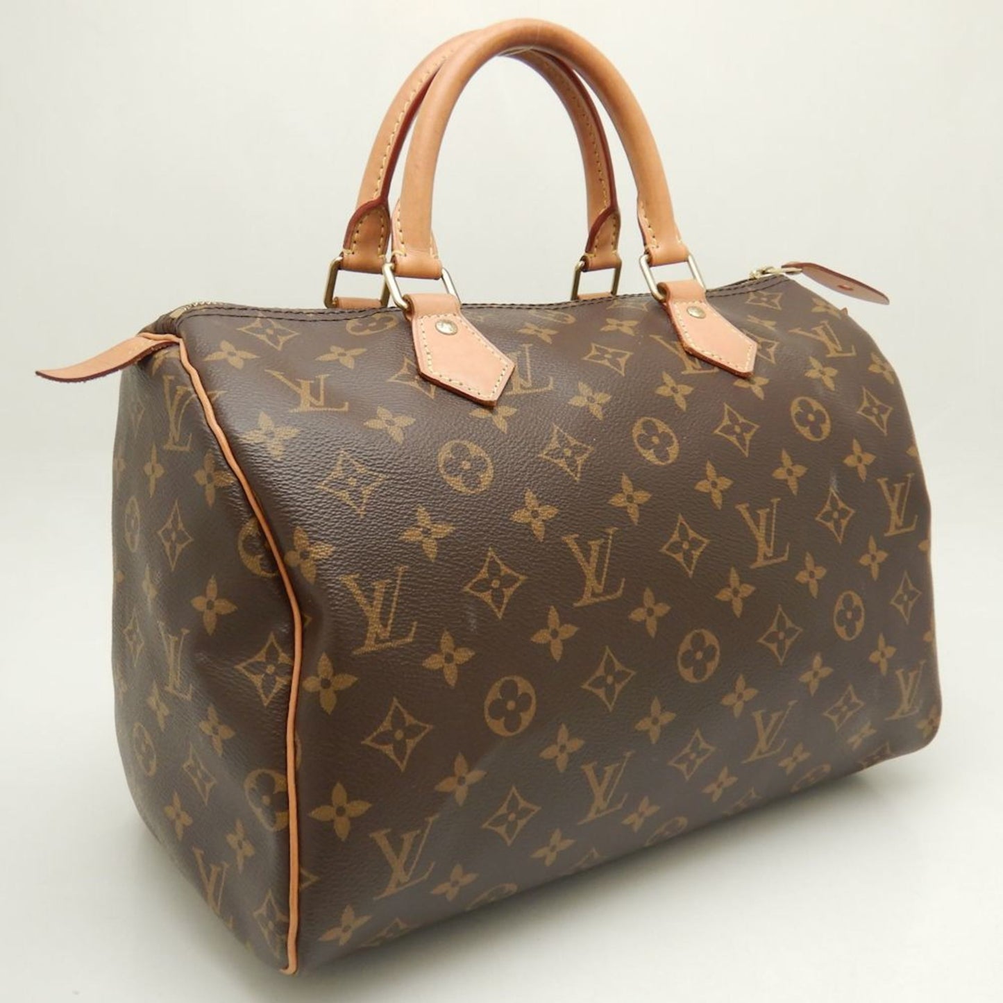 Louis Vuitton Speedy 30 Brown Canvas Hand Bag