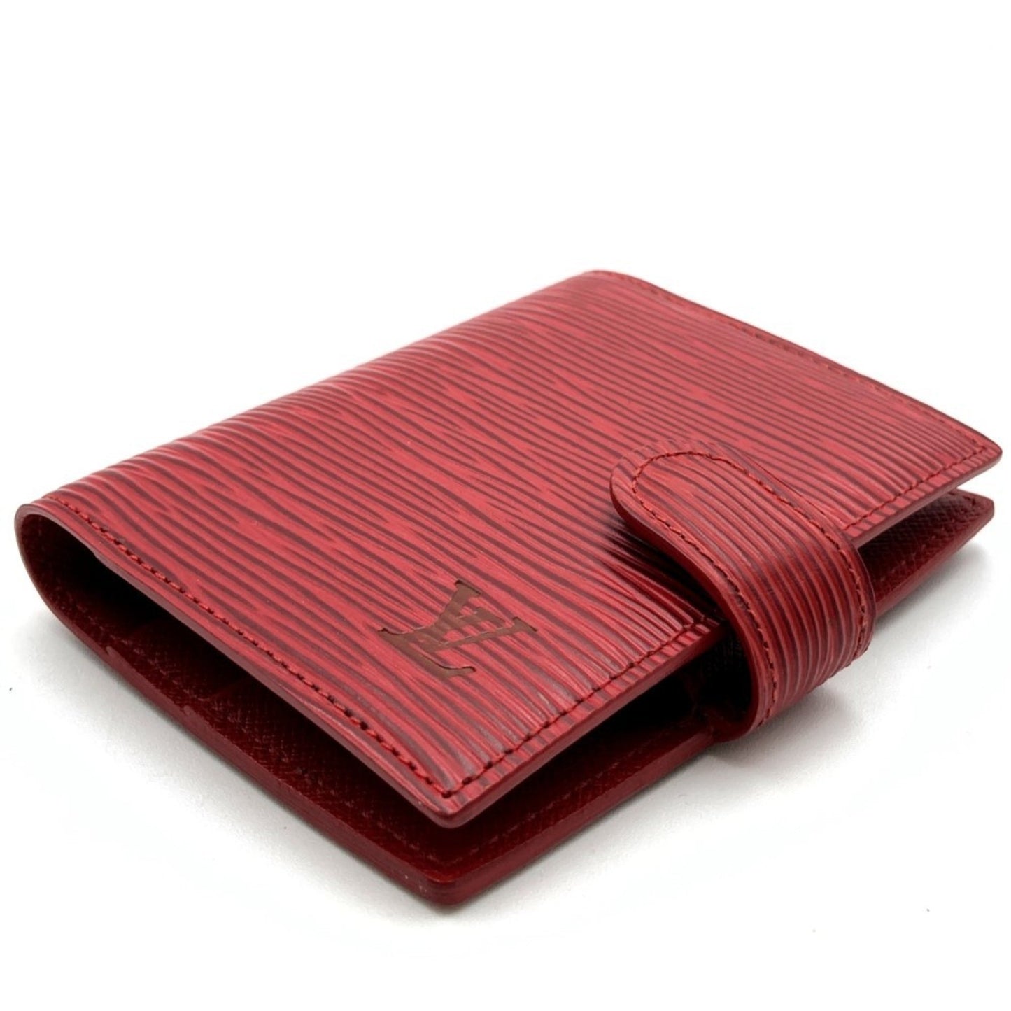 Louis Vuitton Agenda cover Red Leather Wallet Accessories