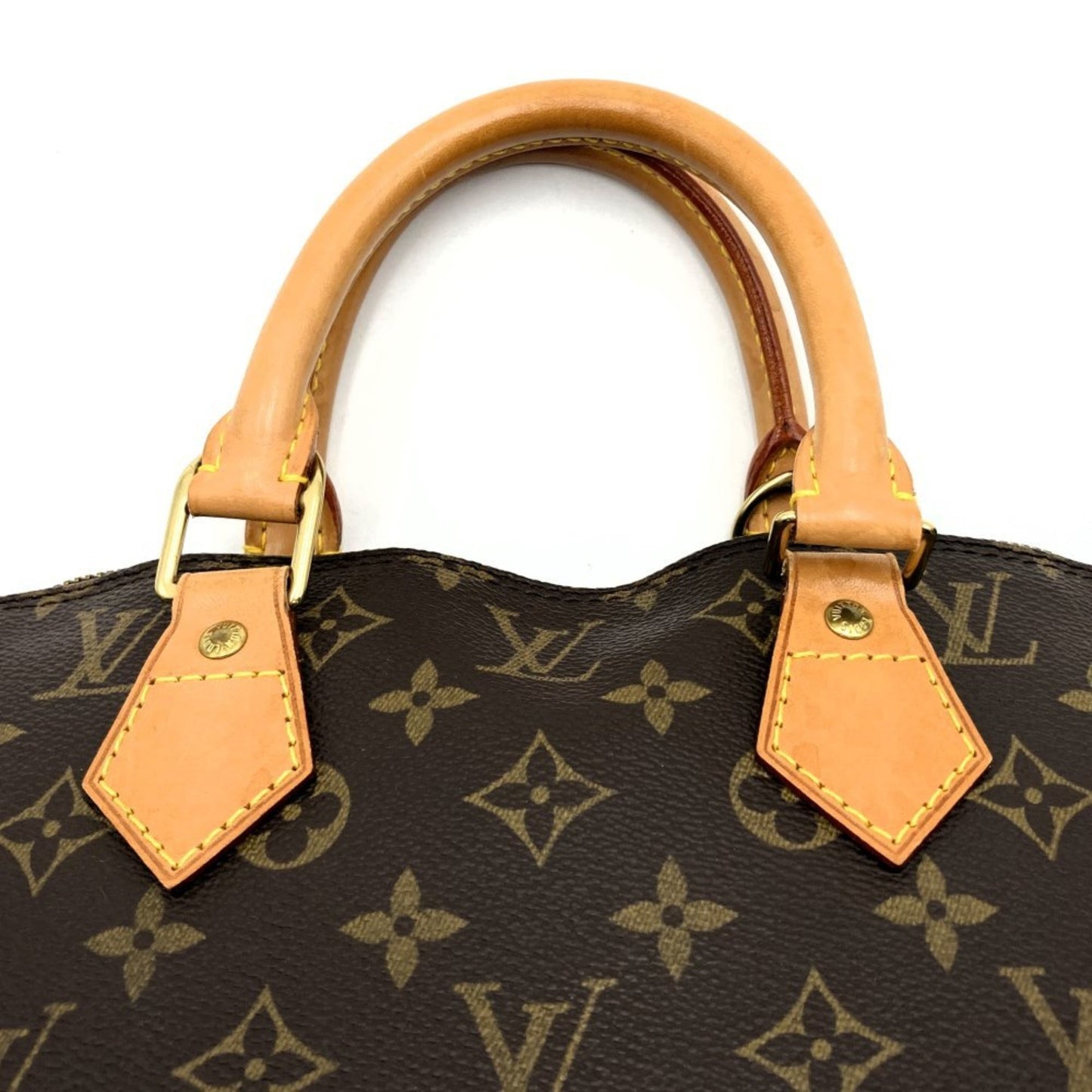 Louis Vuitton Alma Brown Canvas Hand Bag