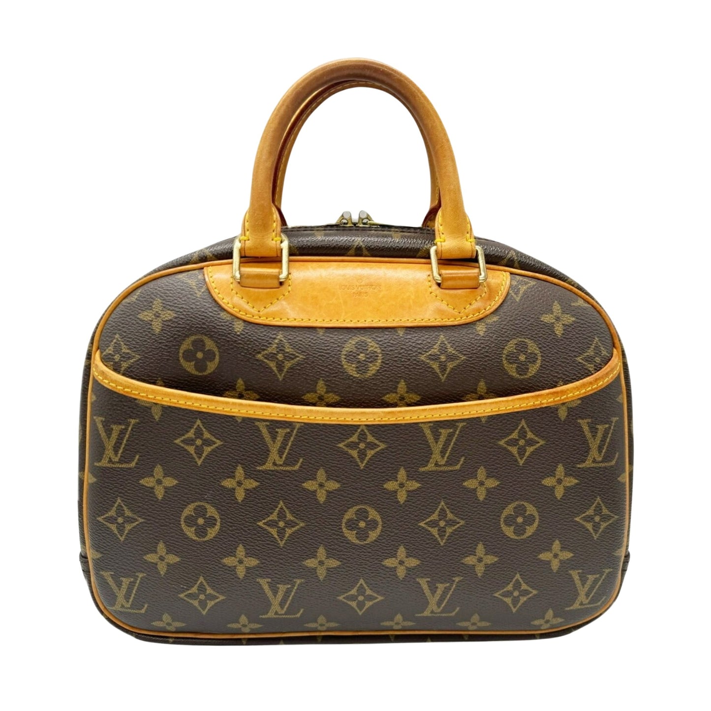 Louis Vuitton Trouville Brown Canvas Hand Bag