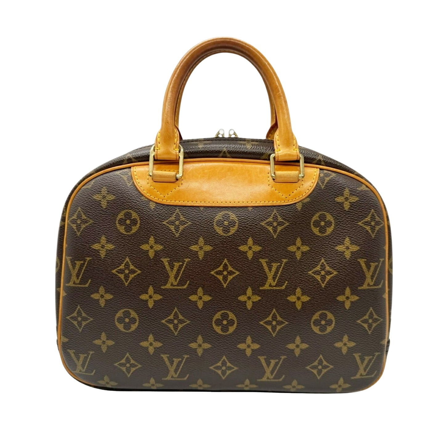 Louis Vuitton Trouville Brown Canvas Hand Bag