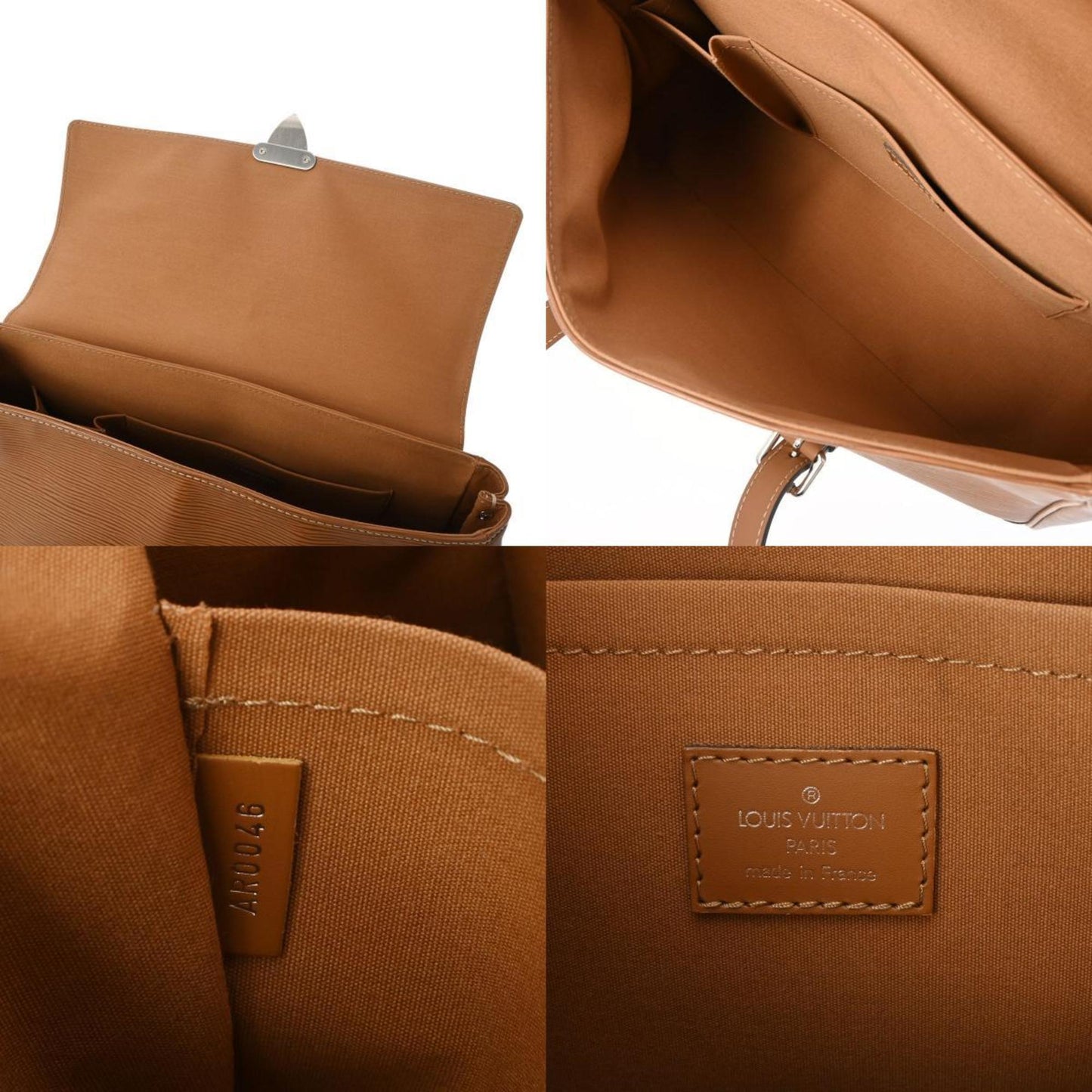 Louis Vuitton Segur Camel Leather Hand Bag