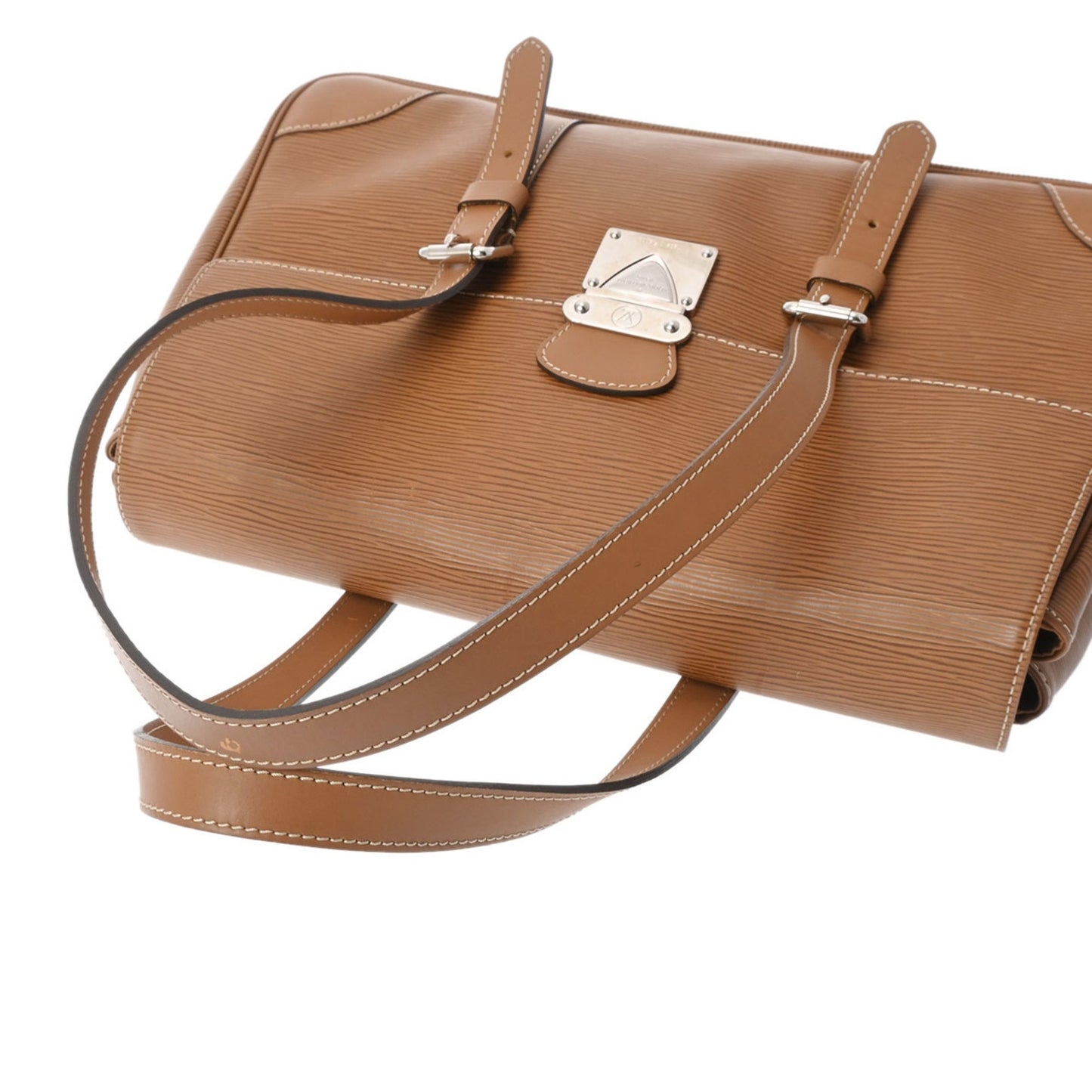 Louis Vuitton Segur Camel Leather Hand Bag