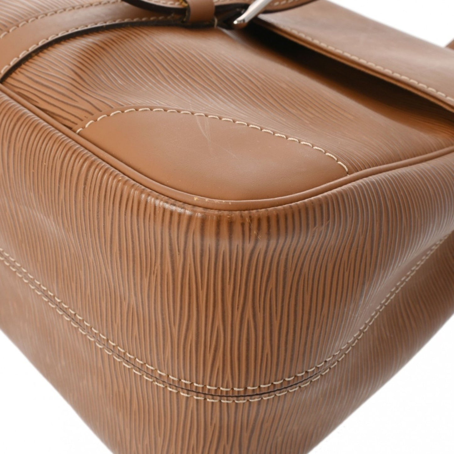 Louis Vuitton Segur Camel Leather Hand Bag