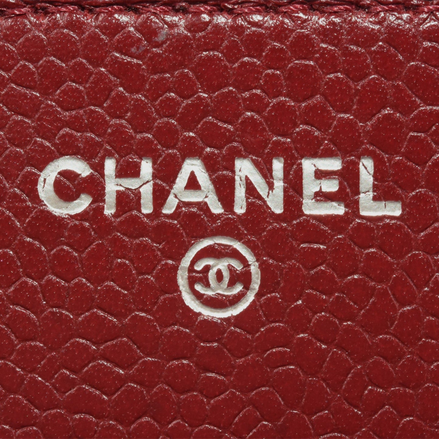 Chanel Wallet On Chain Red Leather Shoulder Bag