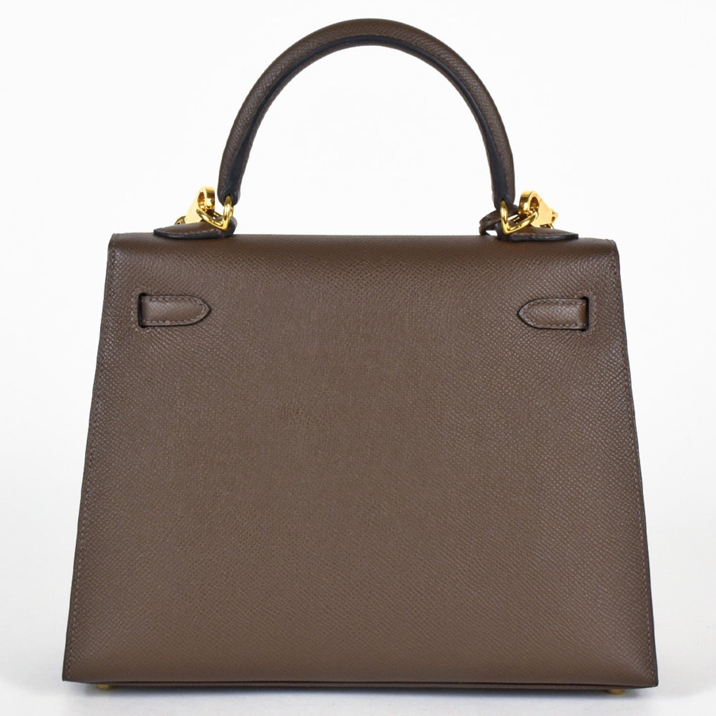 Hermès Kelly Brown Leather Hand Bag