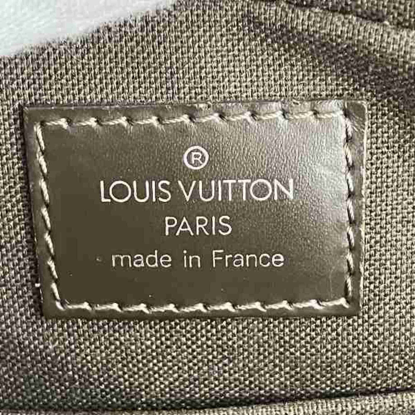 Louis Vuitton Beloukha Khaki Canvas Shoulder Bag