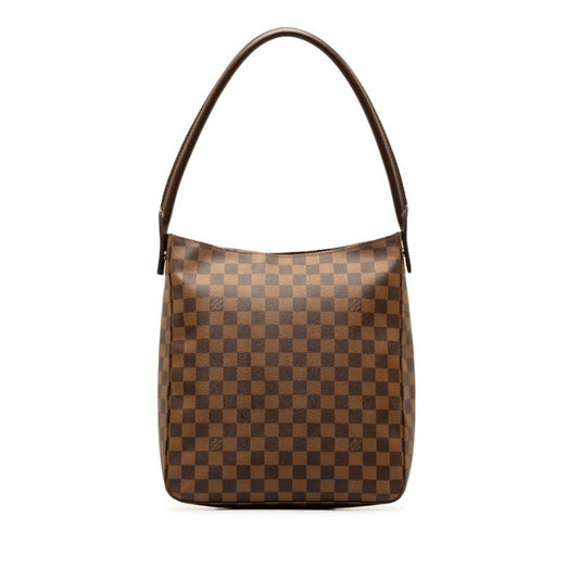 Louis Vuitton Looping GM Brown Canvas Shoulder Bag