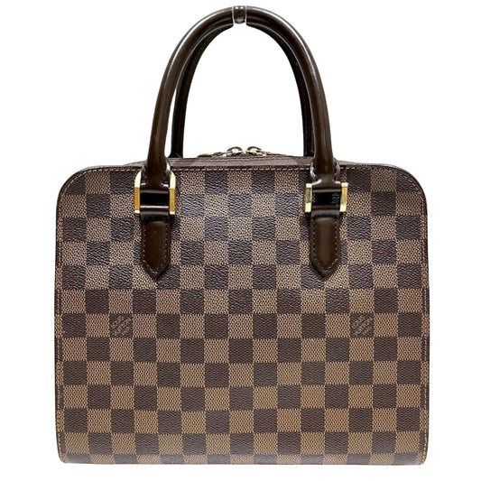 Louis Vuitton Triana Brown Canvas Hand Bag