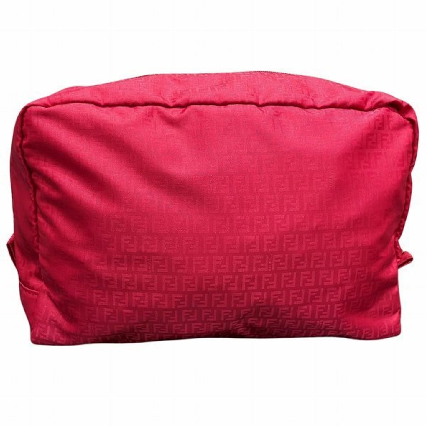 Fendi Zucchino Pink Synthetic Clutch Bag