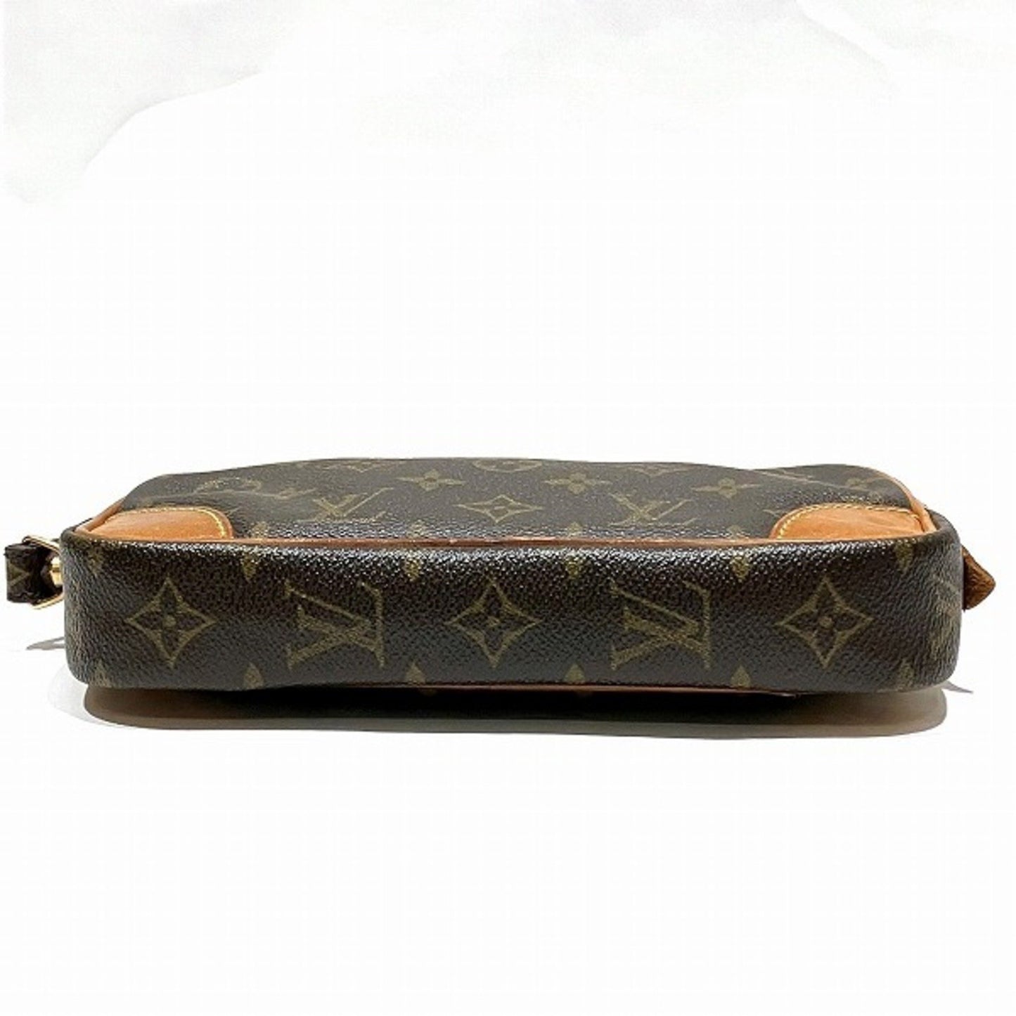 Louis Vuitton Marly Dragonne Brown Canvas Clutch Bag