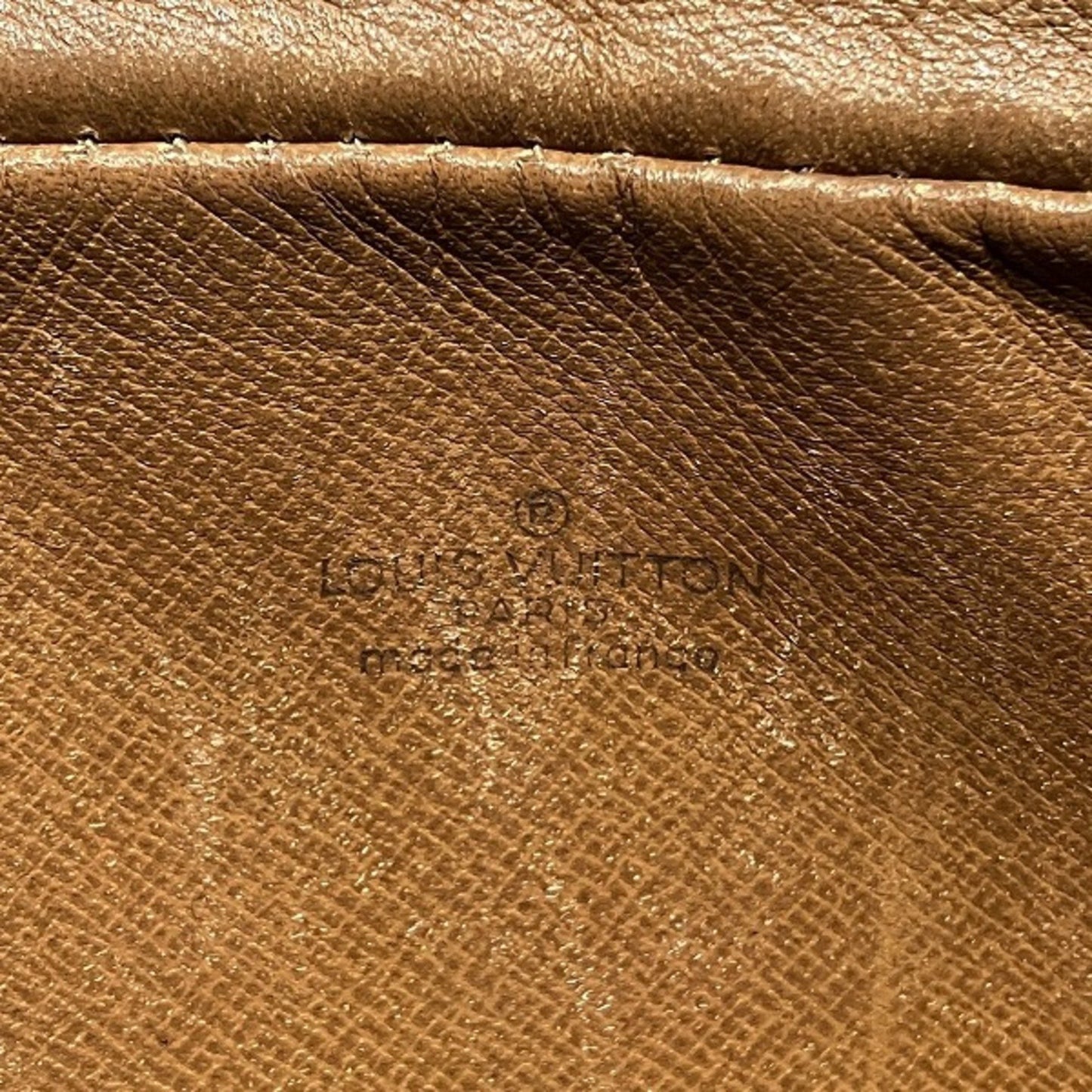 Louis Vuitton Marly Dragonne Brown Canvas Clutch Bag