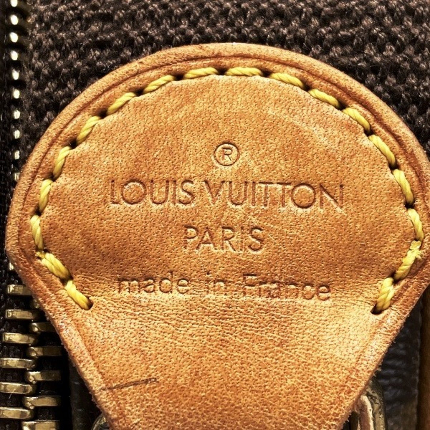 Louis Vuitton Reporter Brown Canvas Shoulder Bag