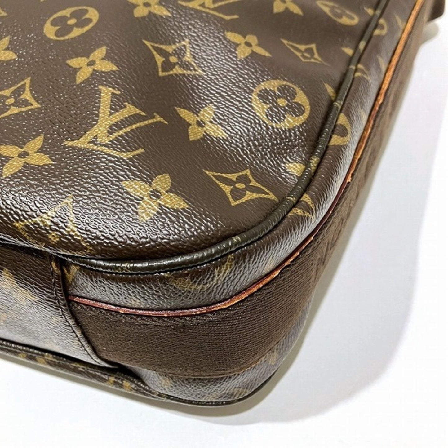 Louis Vuitton Macassar Brown Canvas Shoulder Bag