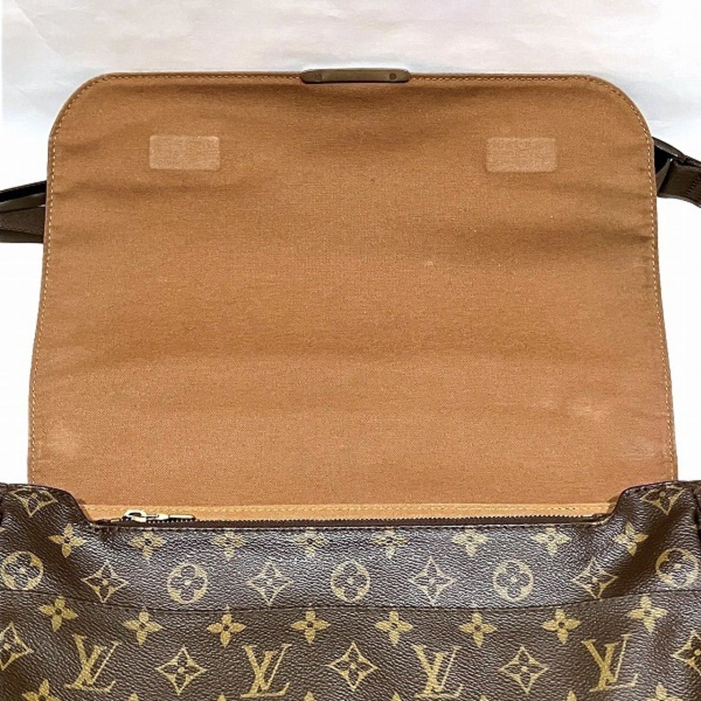 Louis Vuitton Macassar Brown Canvas Shoulder Bag