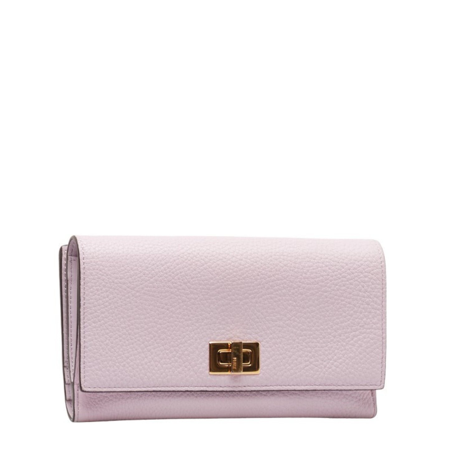 Fendi Peekaboo Pink Leather Wallet Accessories