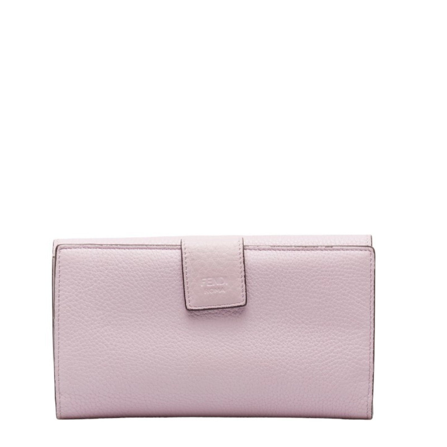 Fendi Peekaboo Pink Leather Wallet Accessories