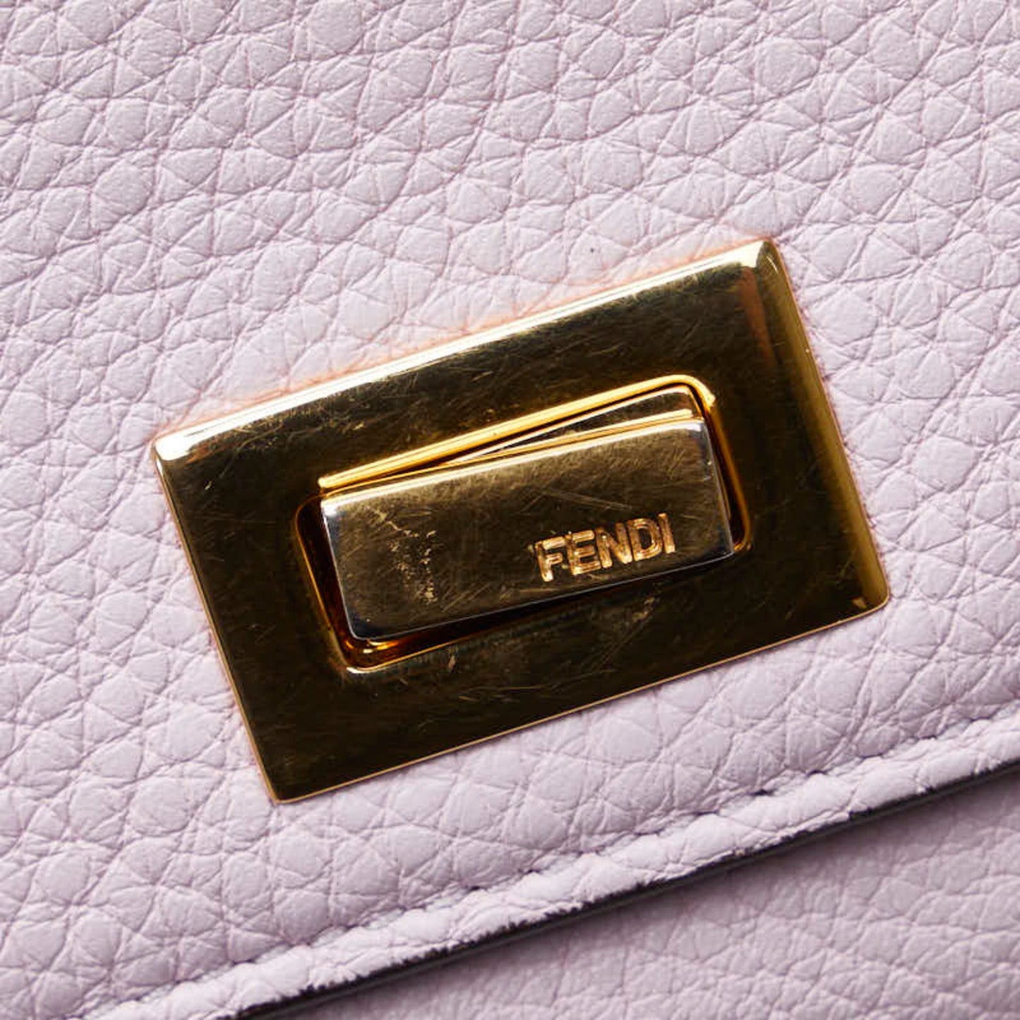 Fendi Peekaboo Pink Leather Wallet Accessories