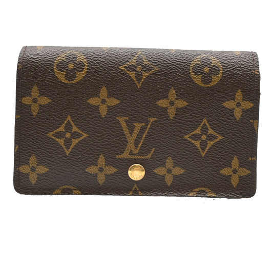 Louis Vuitton Trésor Brown Canvas Wallet Accessories