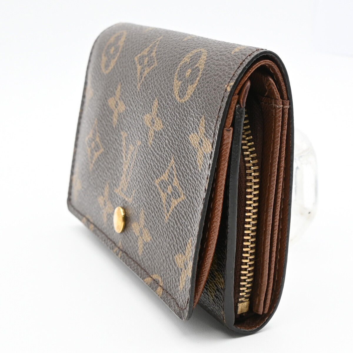 Louis Vuitton Trésor Brown Canvas Wallet Accessories