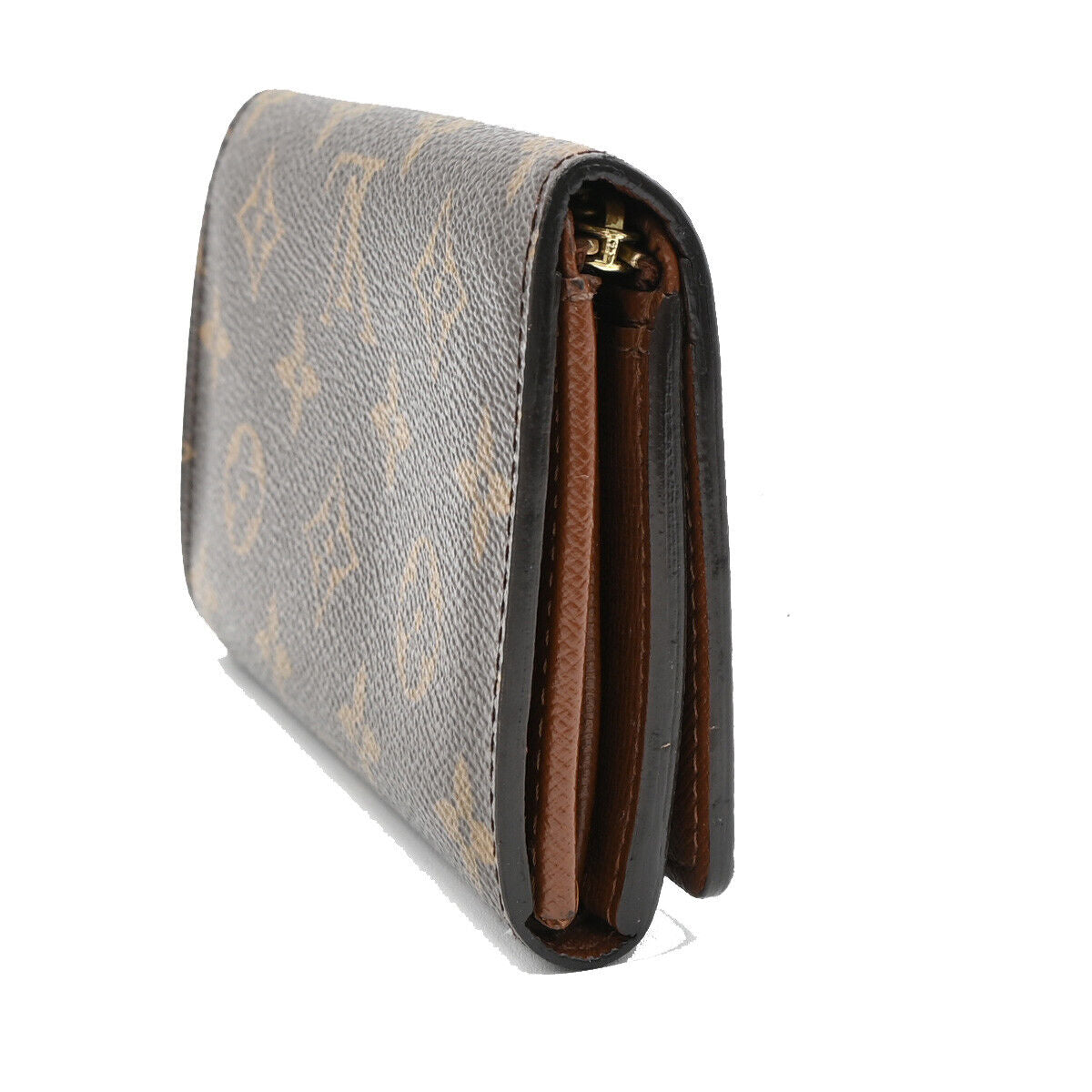 Louis Vuitton Trésor Brown Canvas Wallet Accessories