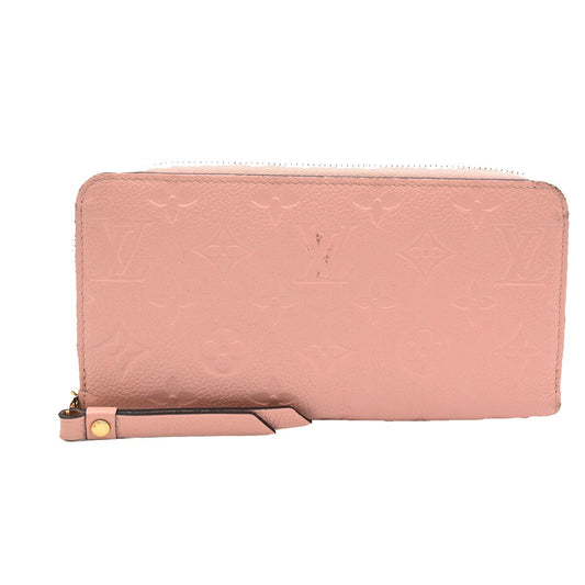 Louis Vuitton Portefeuille zippy Pink Leather Wallet Accessories