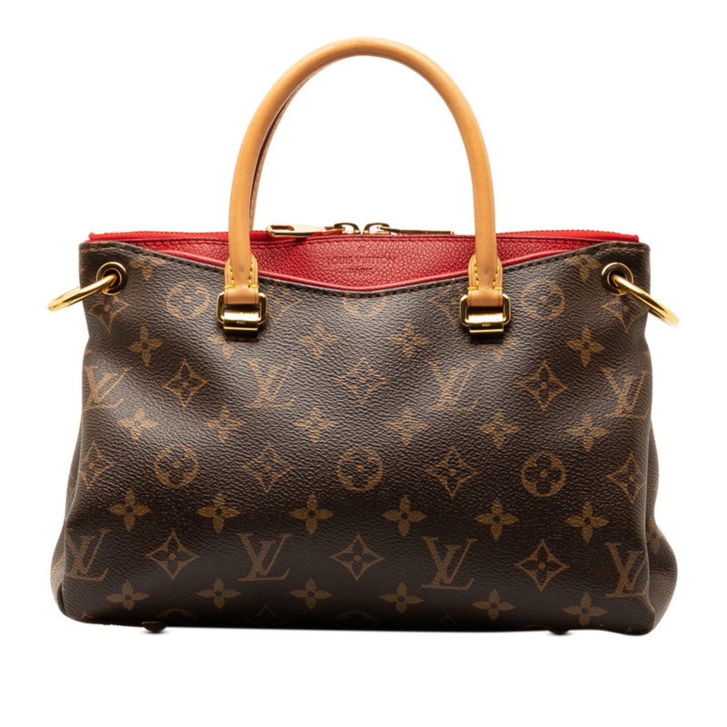 Louis Vuitton Pallas Brown Canvas Hand Bag