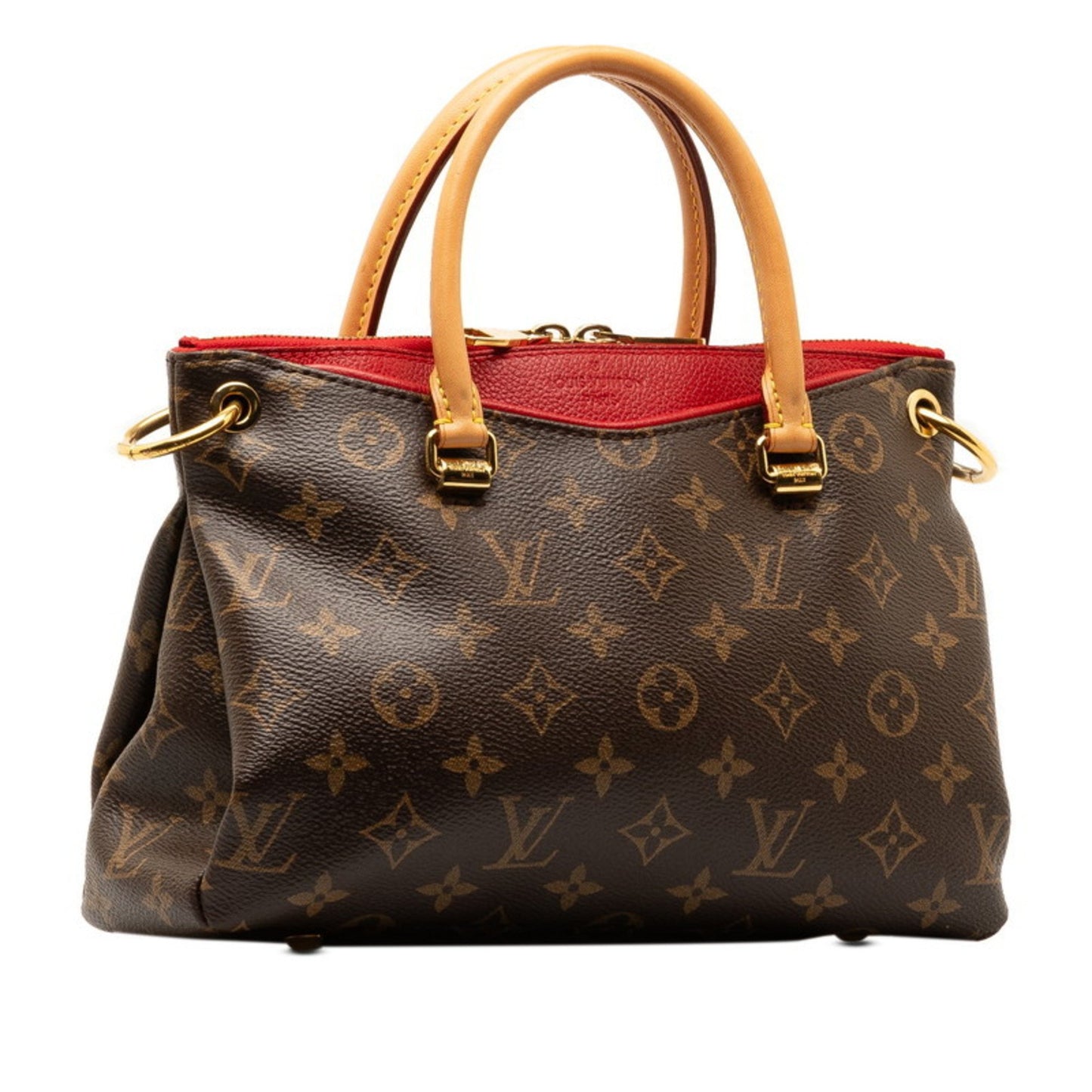 Louis Vuitton Pallas Brown Canvas Hand Bag