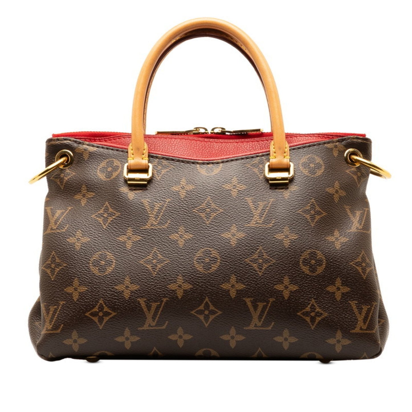 Louis Vuitton Pallas Brown Canvas Hand Bag