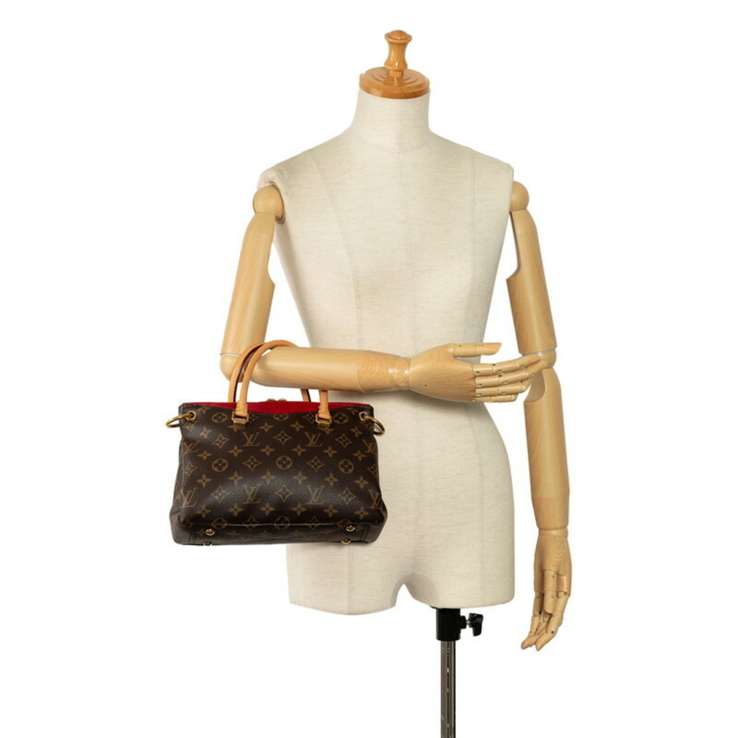 Louis Vuitton Pallas Brown Canvas Hand Bag