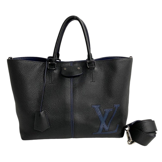 Louis Vuitton Pernelle Black Leather Tote Bag