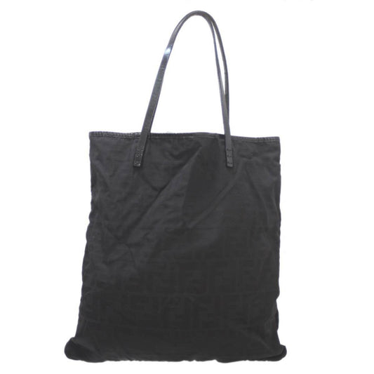 Fendi Zucca Black Canvas Tote Bag