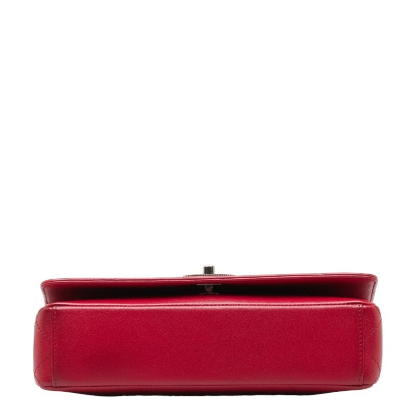 Chanel Coco Mark Red Leather Shoulder Bag