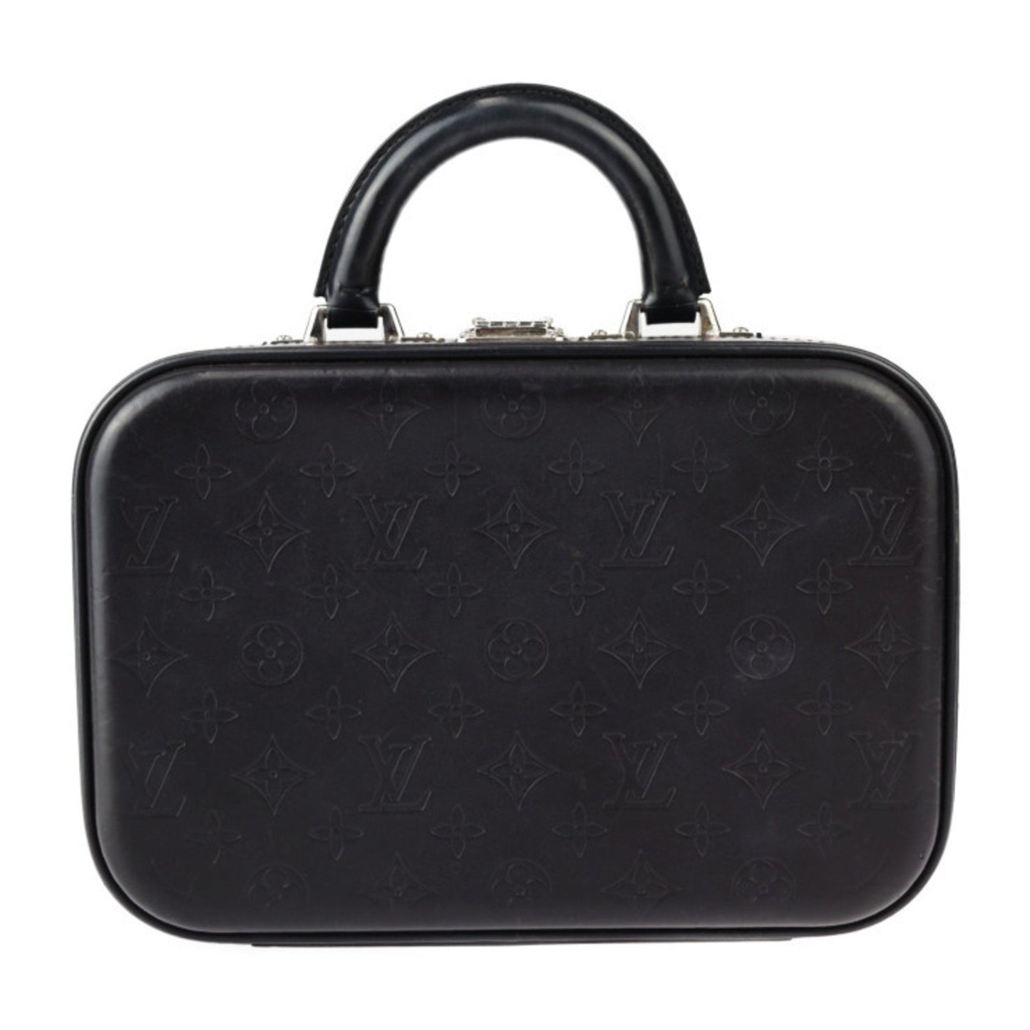 Louis Vuitton Valisette Black Leather Hand Bag