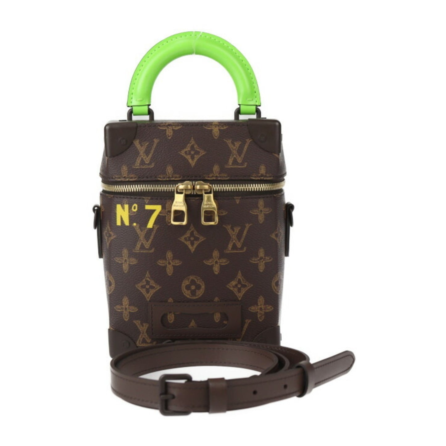 Louis Vuitton Malle Trunk Brown Leather Hand Bag