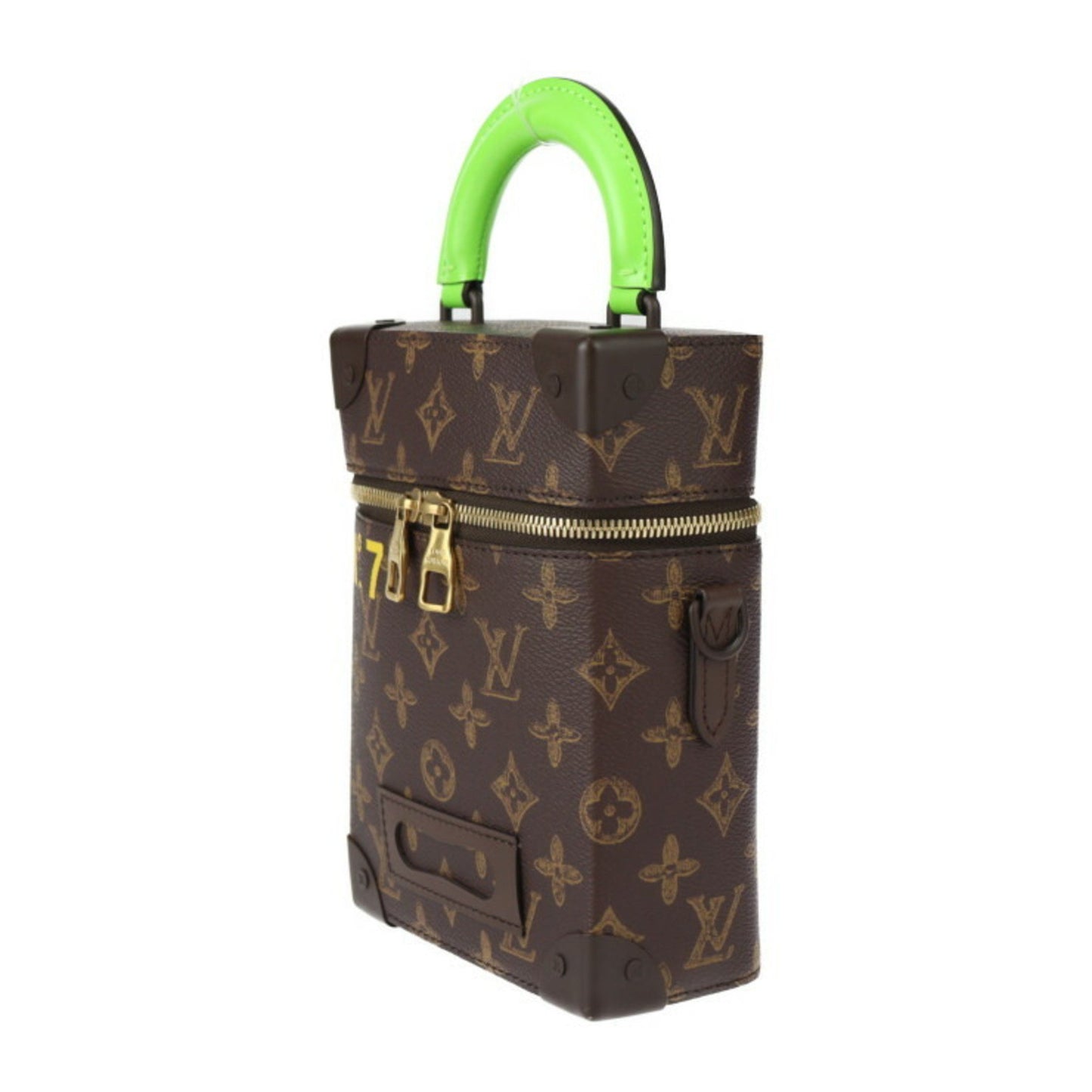 Louis Vuitton Malle Trunk Brown Leather Hand Bag