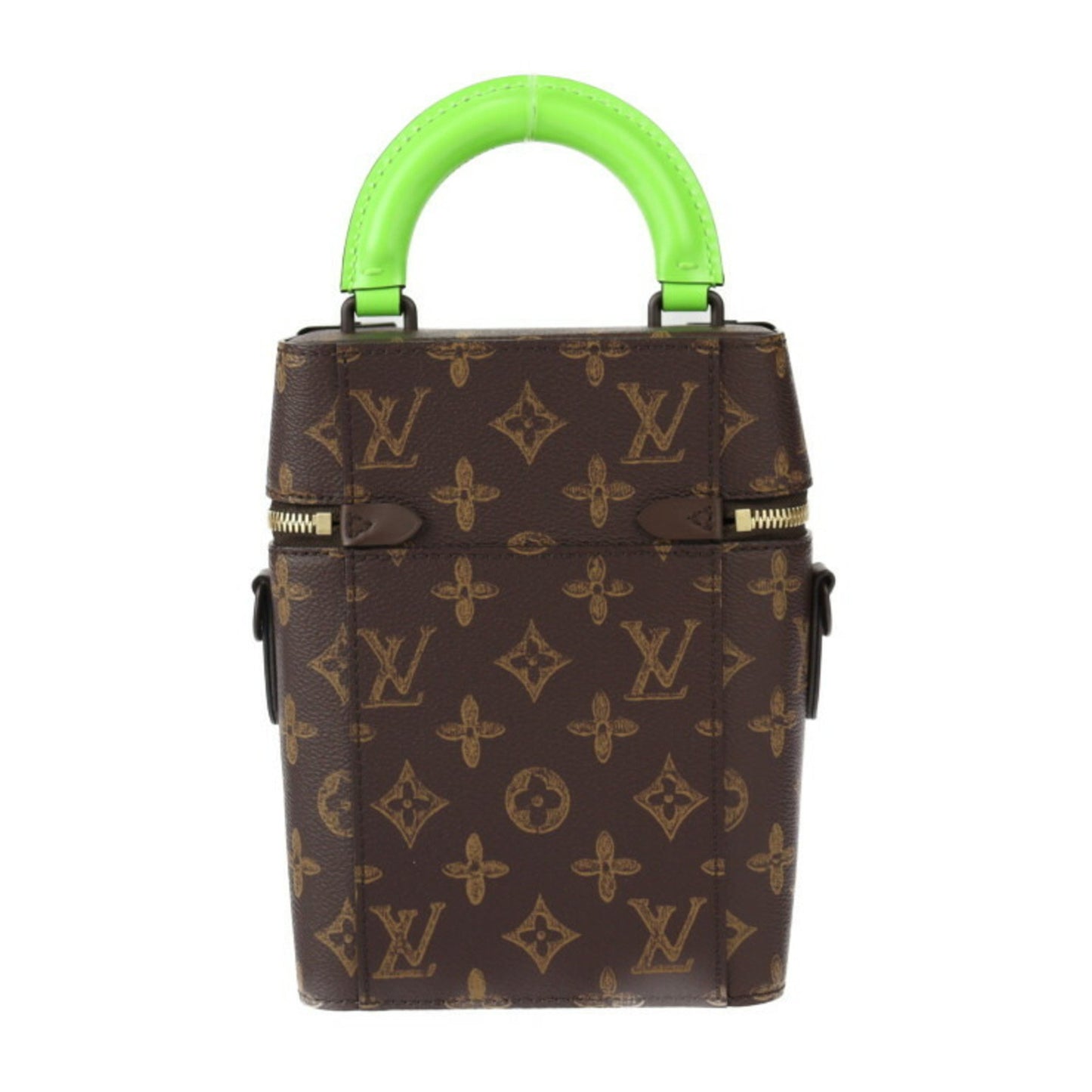 Louis Vuitton Malle Trunk Brown Leather Hand Bag