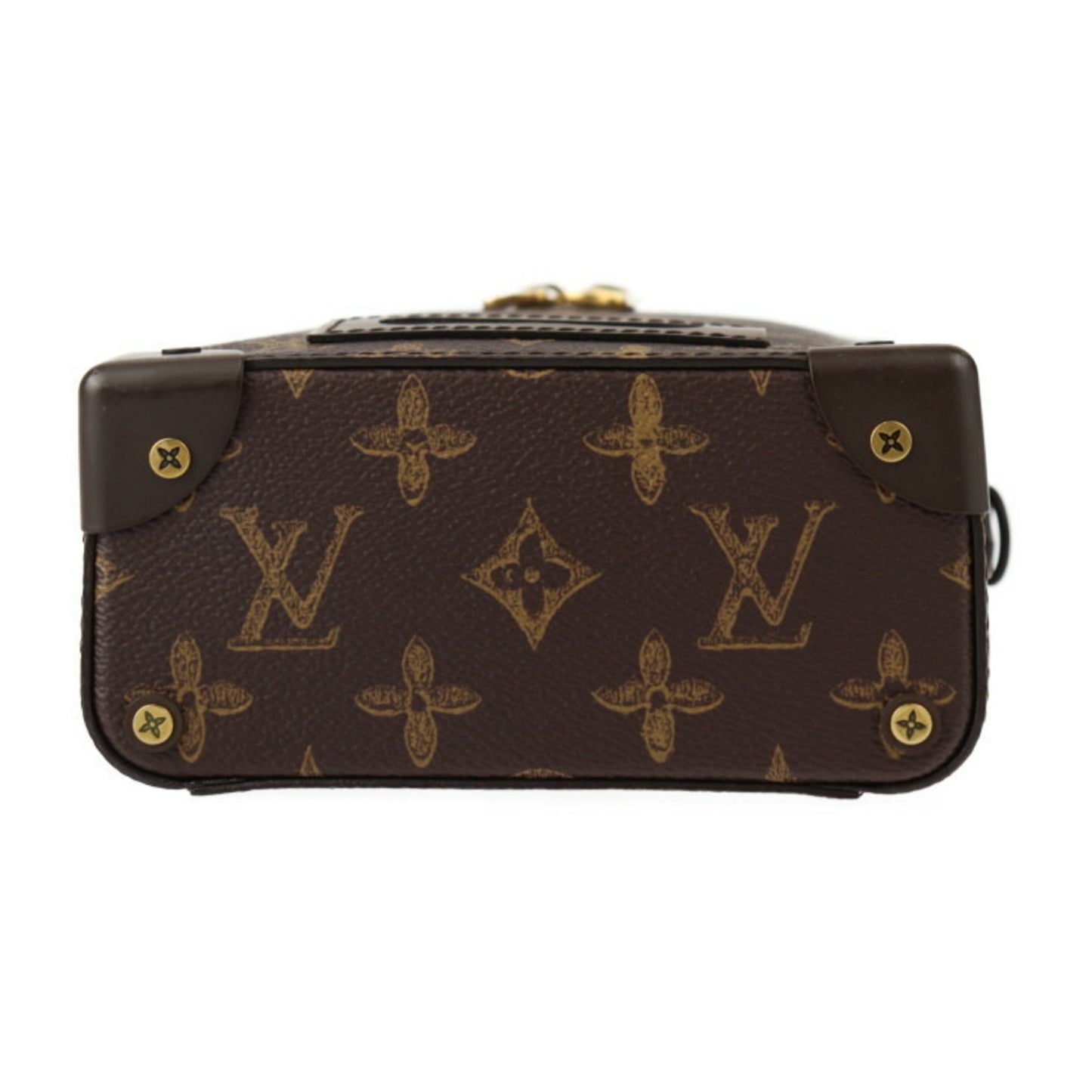 Louis Vuitton Malle Trunk Brown Leather Hand Bag