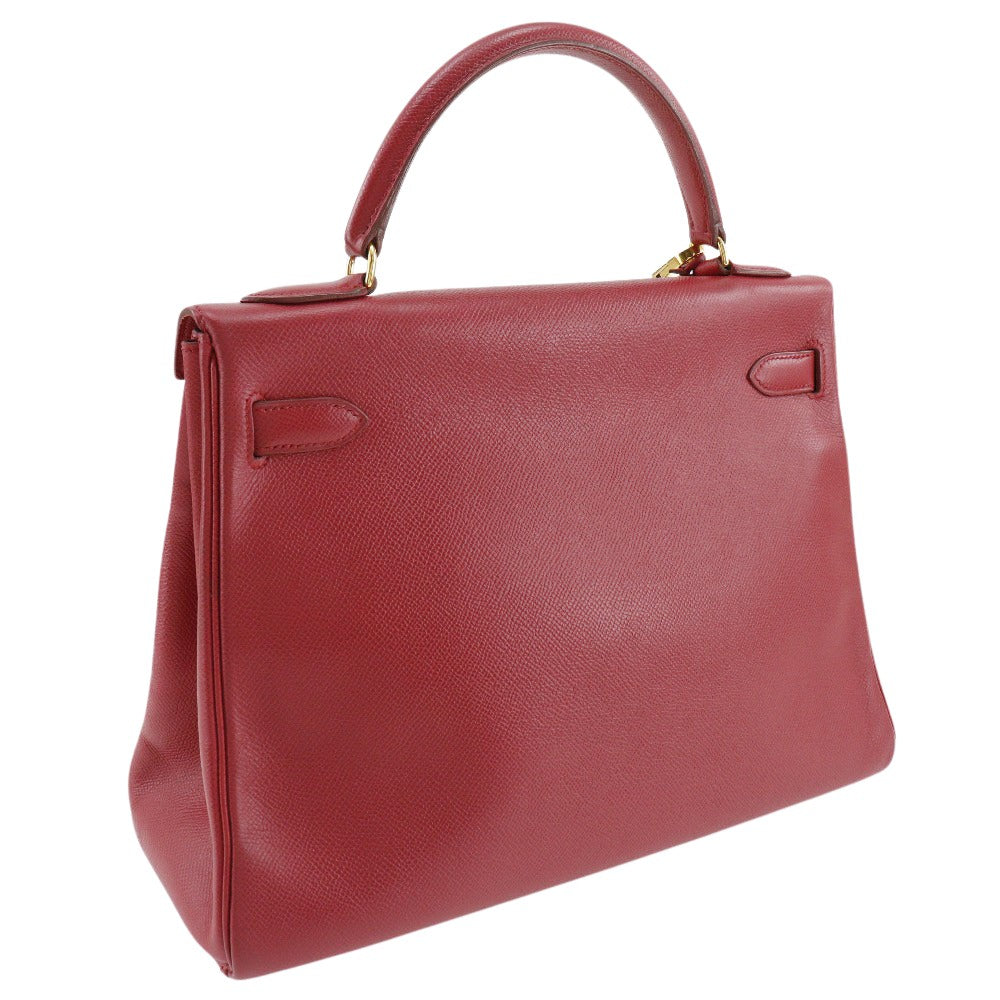 Hermès Kelly Red Leather Hand Bag