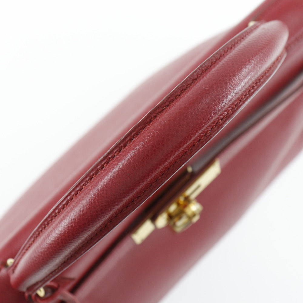 Hermès Kelly Red Leather Hand Bag