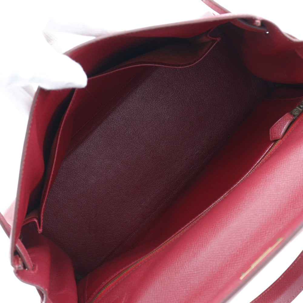 Hermès Kelly Red Leather Hand Bag