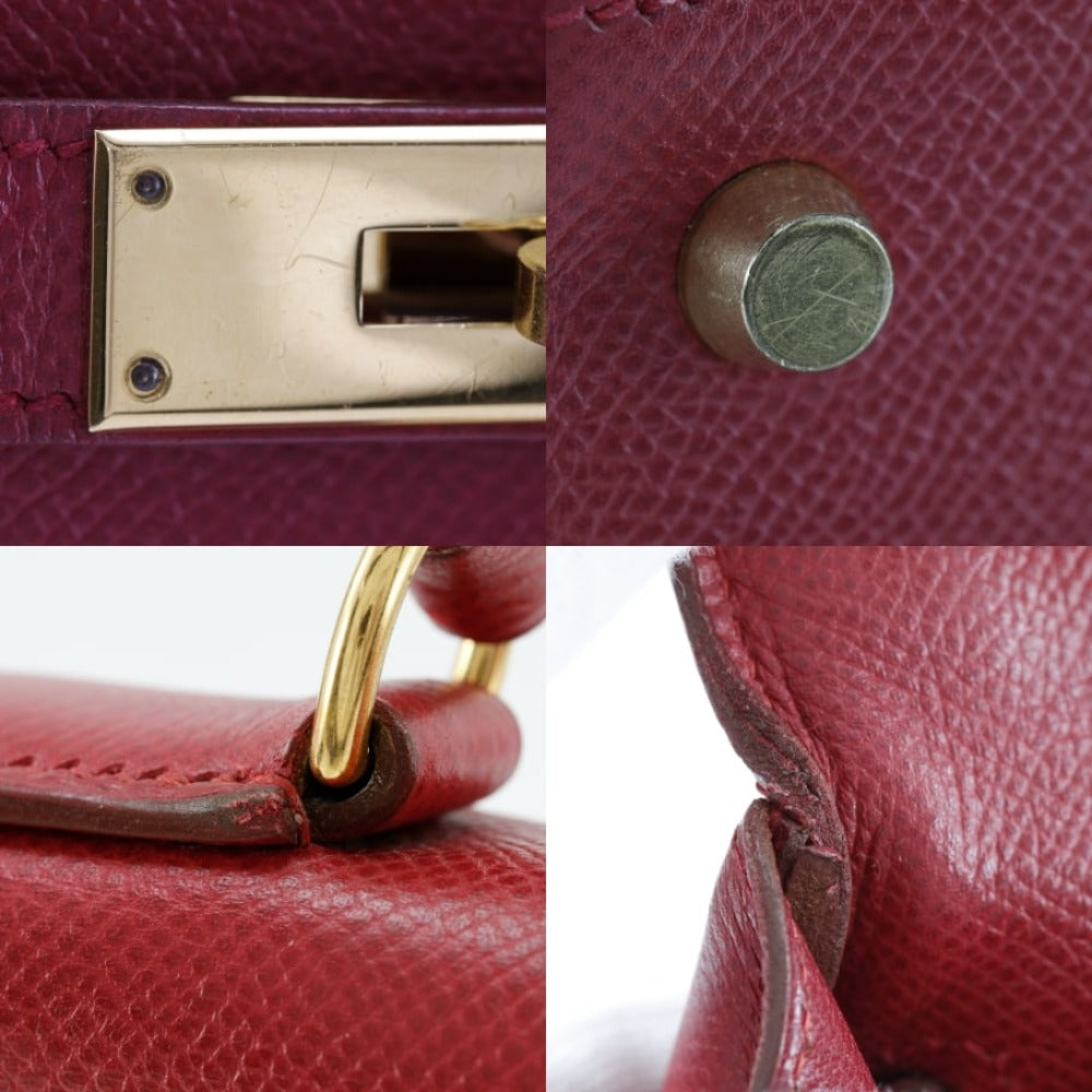 Hermès Kelly Red Leather Hand Bag