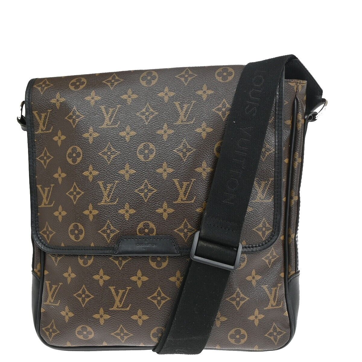 Louis Vuitton Bass Brown Canvas Shoulder Bag